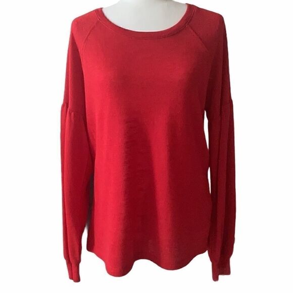 Sanctuary Slouchy Red Oversized Sweater Medium - Picture 5 of 9